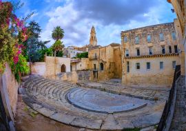 Lais Puzzle - Römisches historisches Theater, antikes Bauwerk Italiens in der alten historischen Stadt Lecce - 1.000 Teile