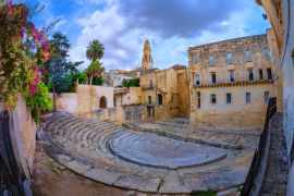 Lais Puzzle - Römisches historisches Theater, antikes Bauwerk Italiens in der alten historischen Stadt Lecce - 2.000 Teile