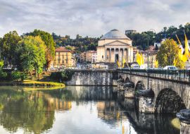 Lais Puzzle - Antike Brücke in Turin und der Fluss Po - 1.000 Teile