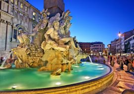 Lais Puzzle - Fontana dei Quattro Fiumi (Brunnen der vier Flüsse), Piazza Navona, Rom - 1.000 Teile
