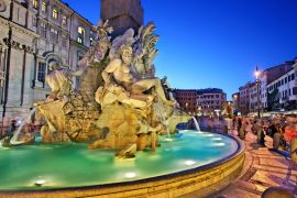 Lais Puzzle - Fontana dei Quattro Fiumi (Brunnen der vier Flüsse), Piazza Navona, Rom - 2.000 Teile