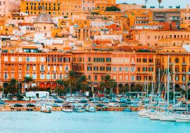 Lais Puzzle - Stadtbild von Cagliari mit Architektur und Mittelmeer auf Sardinien, Italien - 1.000 Teile