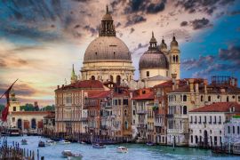 Lais Puzzle - Venedig großen Kanal und Kirche erstaunlichen Hintergrund - 2.000 Teile