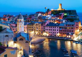 Lais Puzzle - Vernazza (Italien) - Blick auf Vernazza, eines der fünf Landsdörfer an der ligurischen Küste, Teil des Nationalparks Cinque Terre - 1.000 Teile