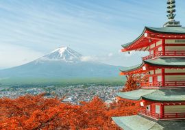 Lais Puzzle - Der Berg Fuji mit Herbstfarben in Japan - 1.000 Teile