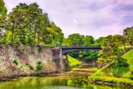 Lais Puzzle - Kaiserpalast mit Nijubashi-Brücke in Tokio - 2.000 Teile