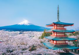 Lais Puzzle - Berg Fuji im Kawaguchiko See, Kawaguchiko See in Japan, Berg Fuji, Kawaguchi See, Japan - 1.000 Teile