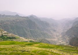 Lais Puzzle - Dana im zentral-westlichen Jordanien, gelegen am Rande eines großen - 1.000 Teile