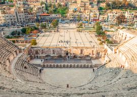 Lais Puzzle - Blick auf das Südrömische Theater im Zentrum von Amman, Jordanien - 1.000 Teile