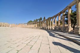 Lais Puzzle - Ovaler Platz im römischen Jerash, Jordanien - 2.000 Teile