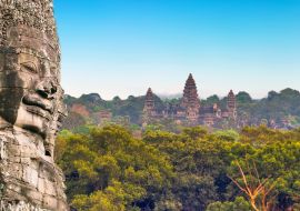 Lais Puzzle - Monumentale Steingesichter Angkor Wat, Siem Reap, Kambodscha - 1.000 Teile