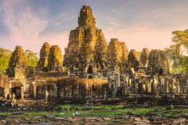 Lais Puzzle - Antiker Tempel Bayon Angkor Siem Reap, Kambodscha - 2.000 Teile