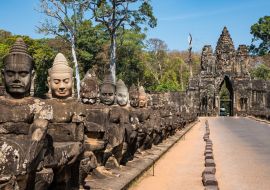 Lais Puzzle - Kambodscha - Angkor - Südtor von Angkor Thom - 1.000 Teile