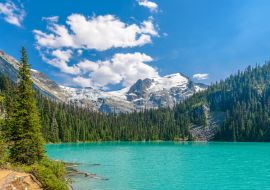 Lais Puzzle - Majestätischer Bergsee in Kanada. Blick auf den Upper Joffre Lake Trail - 1.000 Teile