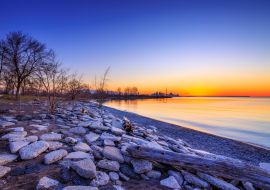 Lais Puzzle - Sonnenaufgang im Humber Bay Park, Toronto, Ontario, Kanada - 1.000 Teile