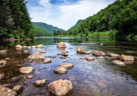 Lais Puzzle - Panoramablick auf den Jacques Cartier River, Jacques Cartier National Park, Quebec - 1.000 Teile