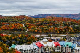 Lais Puzzle - Wunderschöne Herbstfarben in der Umgebung des Ferienortes Mont Tremblant, Québec, Kanada - 2.000 Teile