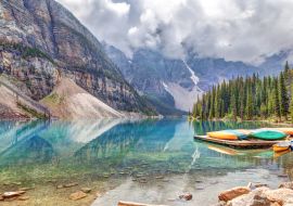 Lais Puzzle - Moraine Lake am Lake Louise in der Nähe von Banff in den kanadischen Rockies - 1.000 Teile