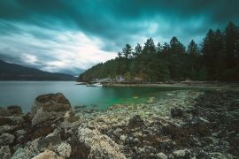 Lais Puzzle - Pazifische Nordwestlandschaften Leuchtturm Stürme Bowen Island BC Kanada - 2.000 Teile