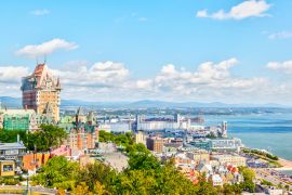 Lais Puzzle - Skyline der alten Stadt Quebec mit Frontenac und Sankt-Lorenz-Strom - 2.000 Teile