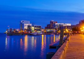 Lais Puzzle - Hafen und Stadtzentrum von Halifax bei Nacht - 1.000 Teile