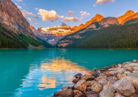 Lais Puzzle - Lake Louise bei Sonnenuntergang. Banff National Park. Alberta. Kanada - 1.000 Teile