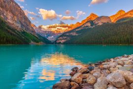 Lais Puzzle - Lake Louise bei Sonnenuntergang. Banff National Park. Alberta. Kanada - 2.000 Teile