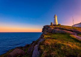 Lais Puzzle - Cape Spear Lighthouse in Neufundland, Kanada, bei Sonnenuntergang - 1.000 Teile