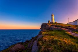 Lais Puzzle - Cape Spear Lighthouse in Neufundland, Kanada, bei Sonnenuntergang - 2.000 Teile