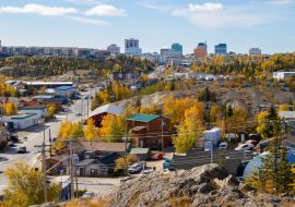Lais Puzzle - Schöne Stadtansicht in Yellowknife, Nordwest-Territorien, Kanada - 1.000 Teile