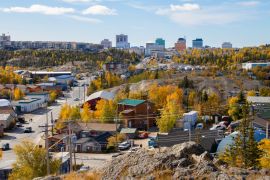 Lais Puzzle - Schöne Stadtansicht in Yellowknife, Nordwest-Territorien, Kanada - 2.000 Teile