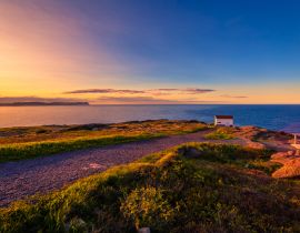 Lais Puzzle - Blick auf Cape Spear Lighthouse National Historic Site in Neufundland, Kanada, bei Sonnenuntergang - 40, 100, 200, 500, 1.000 & 2.000 Teile