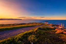Lais Puzzle - Blick auf Cape Spear Lighthouse National Historic Site in Neufundland, Kanada, bei Sonnenuntergang - 2.000 Teile