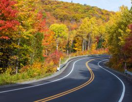 Lais Puzzle - Herbststraße im Mauricie-Nationalpark, Kanada - 40, 100, 200, 500, 1.000 & 2.000 Teile