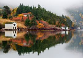Lais Puzzle - Ruhiger Herbstmorgen in Trinity Bay, Neufundland und Labrador, Kanada - 1.000 Teile
