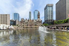 Lais Puzzle - Nachtansicht des Rathauses von Toronto (New City Hall) in Toronto, Ontario, Kanada - 2.000 Teile