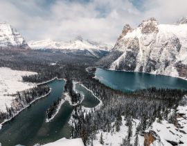 Lais Puzzle - Landschaft des Opabin-Plateaus mit dem O'Hara-See im Yoho-Nationalpark bei schwerem Sturm - 40, 100, 200, 500, 1.000 & 2.000 Teile