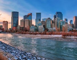 Lais Puzzle - Calgary Skyline am Flussufer - 40, 100, 200, 500, 1.000 & 2.000 Teile