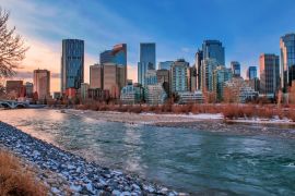 Lais Puzzle - Calgary Skyline am Flussufer - 2.000 Teile