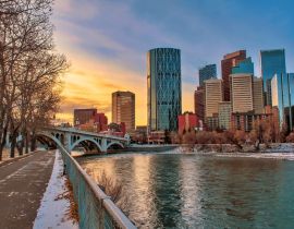 Lais Puzzle - Skyline von Calgary am Flussufer - 40, 100, 200, 500, 1.000 & 2.000 Teile