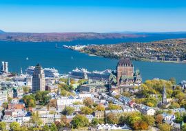 Lais Puzzle - Quebec City, Panorama der Stadt, mit dem Chateau Frontenac und dem Fluss Saint-Laurent - 1.000 Teile