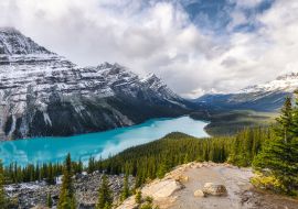 Lais Puzzle - Peyto See ähnelt einem Fuchs im Banff Nationalpark in Kanada - 1.000 Teile