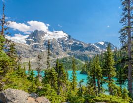 Lais Puzzle - Majestätischer Bergsee in Kanada. Upper Joffre Lake Trail Ansicht - 40, 100, 200, 500, 1.000 & 2.000 Teile
