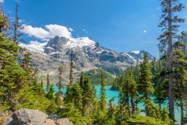 Lais Puzzle - Majestätischer Bergsee in Kanada. Upper Joffre Lake Trail Ansicht - 2.000 Teile