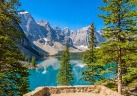 Lais Puzzle - Majestätischer Bergsee in Kanada. Moraine Lake in Alberta, Kanada - 1.000 Teile