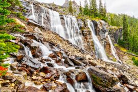 Lais Puzzle - Seven Veils Falls am Lake O'Hara in den kanadischen Rockies im Yoho National Park - 2.000 Teile