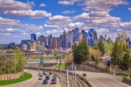 Lais Puzzle - Lebhafte Wolken über der Innenstadt von Calgary - 2.000 Teile