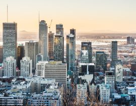 Lais Puzzle - Montreal bei Sonnenaufgang von der Spitze des Mount Royal, Quebec, Kanada - 40, 100, 200, 500, 1.000 & 2.000 Teile