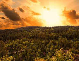 Lais Puzzle - Sturm und Sonnenuntergang, Lake Lois, Aiguebelle Wildlife Reserve, Abitibi, Quebec, Kanada - 40, 100, 200, 500, 1.000 & 2.000 Teile
