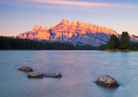 Lais Puzzle - Two Jack Lake im Banff National Park bei Sonnenaufgang, Alberta, Kanada - 1.000 Teile